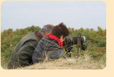 Photo: Bird watchers in the field