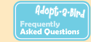 Adopt-A-Bird Frequently Asked Questions