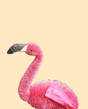 Plush stuffed flamingo in the National Aviary gift shop